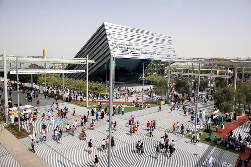 The Saudi Arabia pavilion. Photo: Expo 2020 Dubai