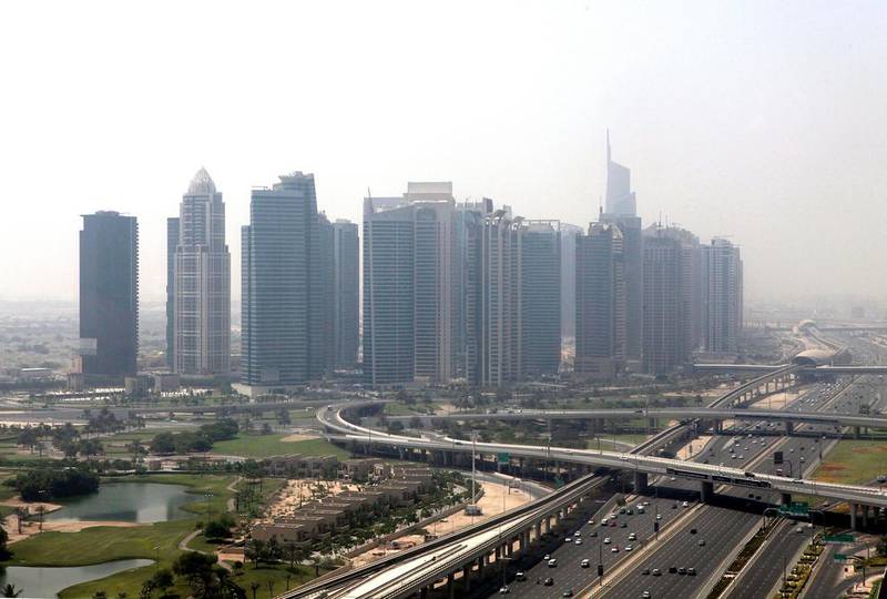 The Jumeirah Lakes Towers on a hazy day. Mario Volpi helps a Dubai tenant with a rental problem.  Jeffrey E Biteng / The National