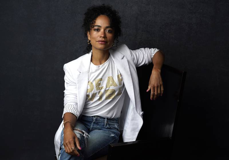 Lauren Ridloff poses for a portrait to promote the Inevitable Foundation on day one of San Diego Comic-Con. AP Photo