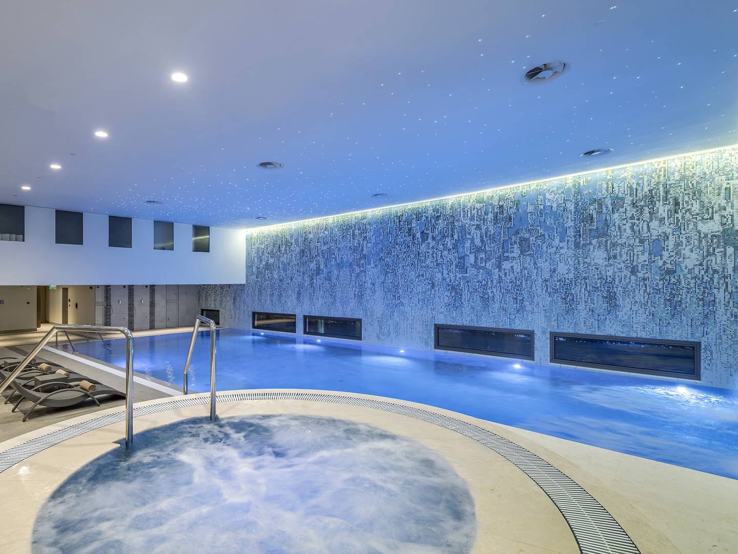 The spa and health club is a great place to unwind after a busy day of sightseeing in Podgorica.