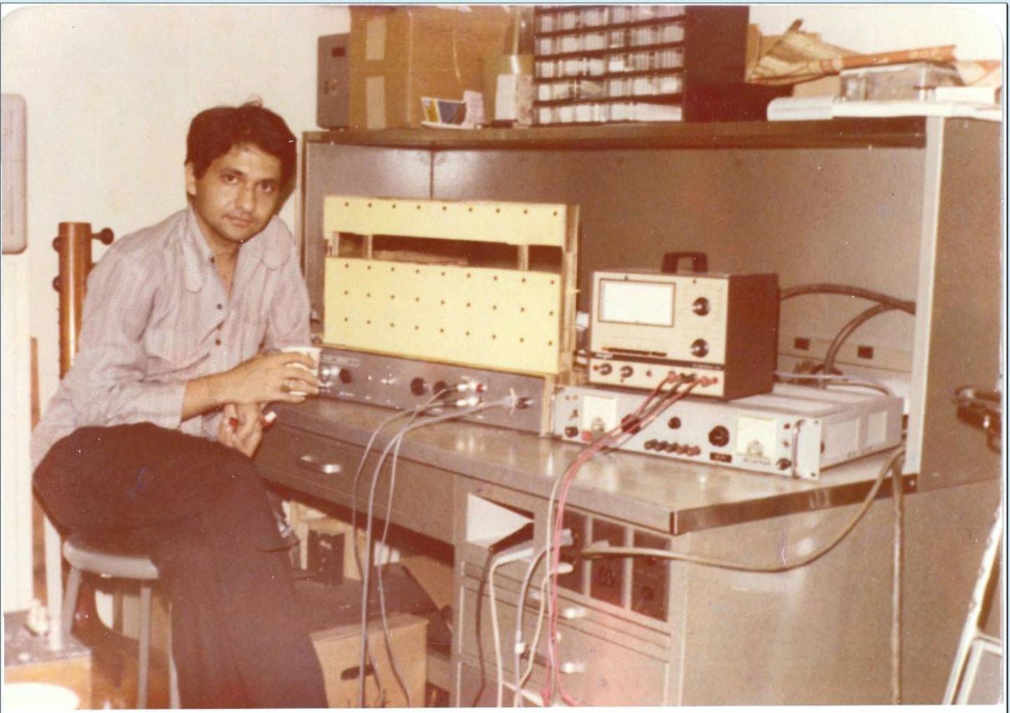 Mir Imran in his earlier years. Photo Courtesy: Mir Imran