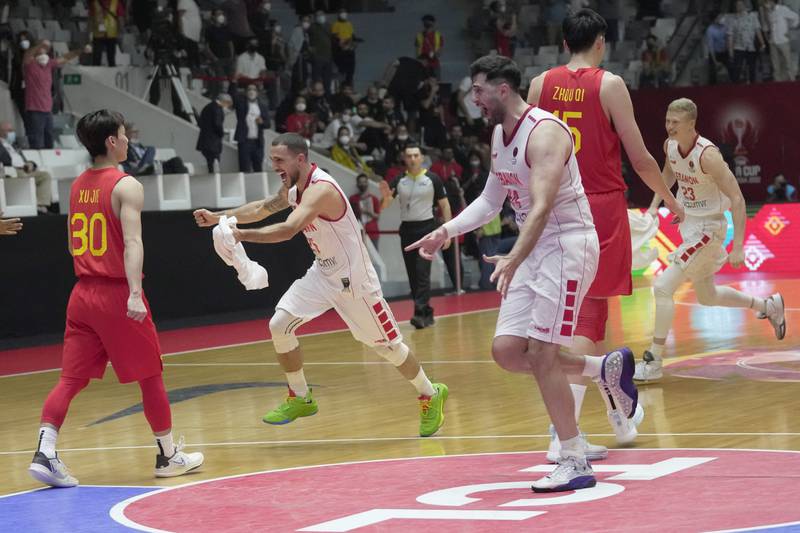Lebanon defeated China in their quarter-final at the Fiba Asia Cup 2022 tournament in Jakarta. AP