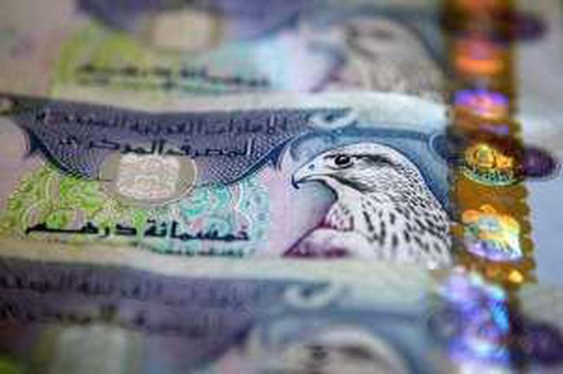 DUBAI, UNITED ARAB EMIRATES – July 15: Dirham is the currency of the United Arab Emirates. UAE dirham was introduced in 1973. (Pawan Singh / The National) *** Local Caption ***  PS01- DIRHAMS.jpg