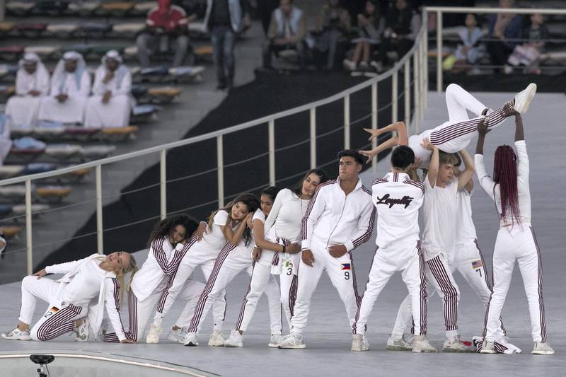 ABU DHABI, UNITED ARAB EMIRATES - March 21 2019.Special Olympics closing ceremony. (Photo by Reem Mohammed/The National)Reporter: Section:  NA