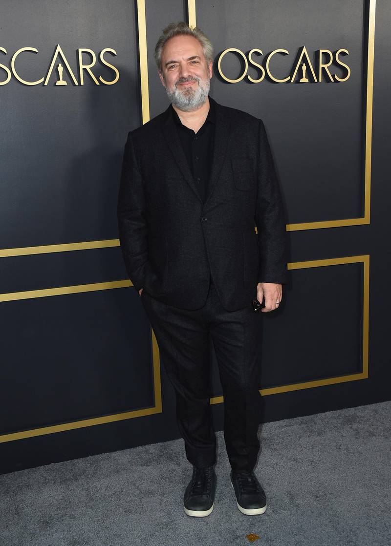 Sam Mendes arrives for the 92nd Oscars Nominees Luncheon in Hollywood, California, on January 27, 2020. EPA