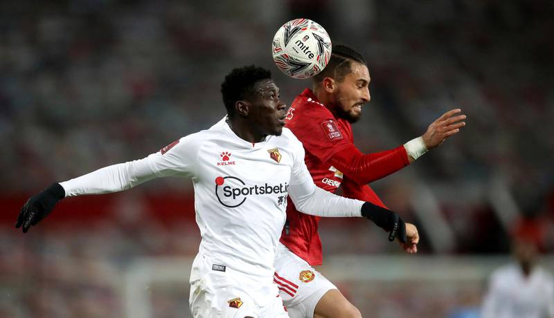 Ismaila Sarr, 7 - Showed his frightening pace for the first time just past the 10-minute mark but his endeavour was matched by Axel Tuanzebe, before another burst saw the winger’s scooped cross drop just beyond the back-post. AP