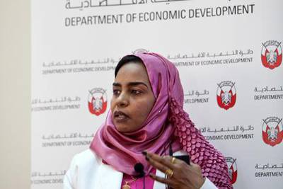 Dr Hala Saleh Mohamed of the UAE's Department of Economic Development, says officials might consider lower retirement age to free up jobs for youngsters. Silvia Razgova / The National