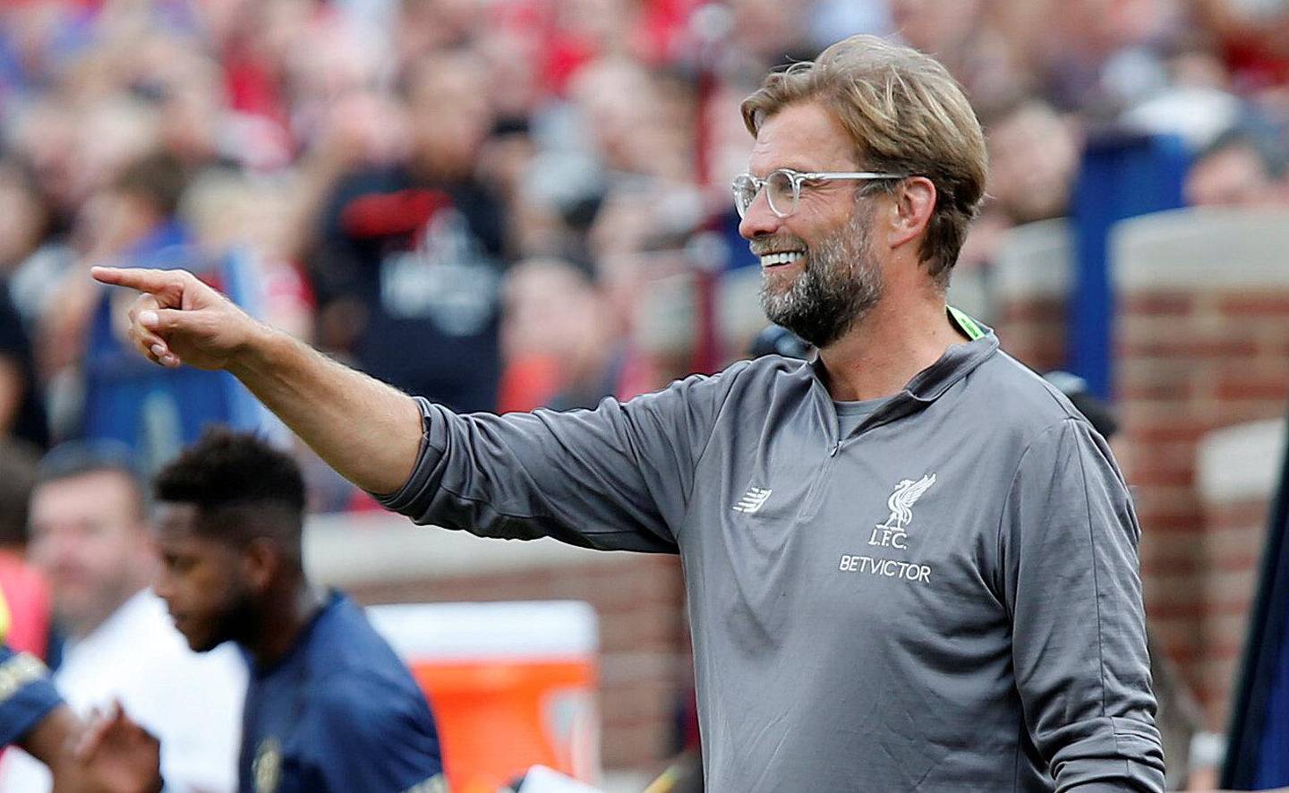 Soccer Football - International Champions Cup - Manchester United v Liverpool - Michigan Stadium, Ann Arbor, USA - July 28, 2018  Liverpool manager Juergen Klopp  REUTERS/Rebecca Cook