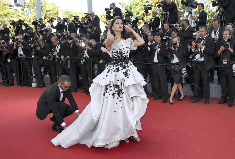 CANNES, FRANCE - MAY 20:  Aishwarya Rai Bachchan attends the Premiere of "Youth" during the 68th annual Cannes Film Festival on May 20, 2015 in Cannes, France.  (Photo by Andreas Rentz/Getty Images)