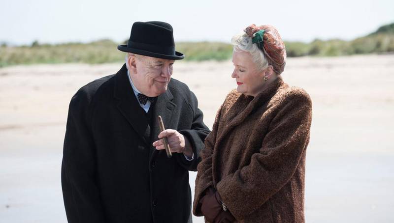 Brian Cox and Miranda Richardson in the film Churchill. Moviestore / REX / Shutterstock 