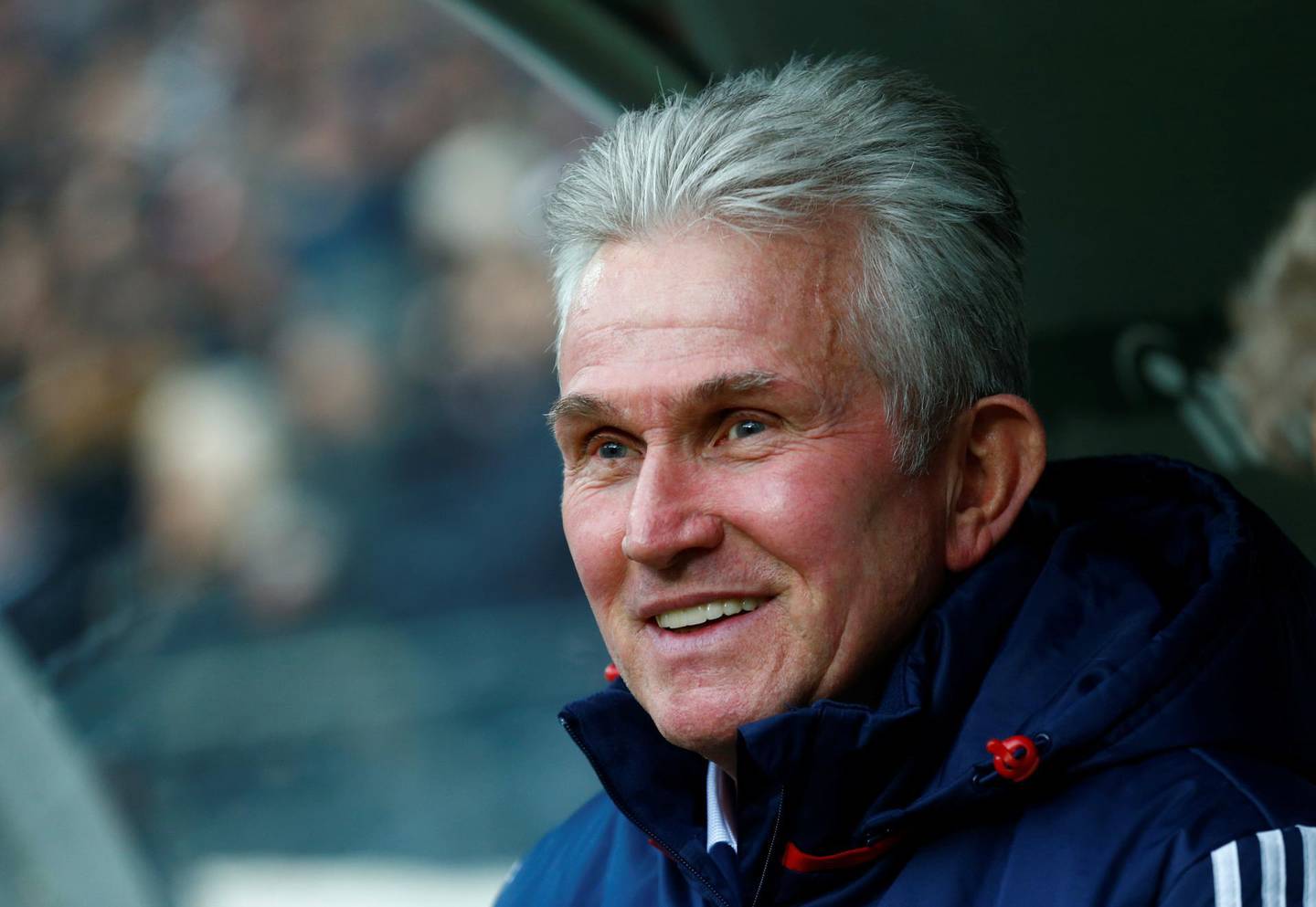Soccer Football - Bundesliga - Eintracht Frankfurt vs Bayern Munich - Commerzbank-Arena, Frankfurt, Germany - December 9, 2017   Bayern Munich coach Jupp Heynckes before the match    REUTERS/Ralph Orlowski    DFL RULES TO LIMIT THE ONLINE USAGE DURING MATCH TIME TO 15 PICTURES PER GAME. IMAGE SEQUENCES TO SIMULATE VIDEO IS NOT ALLOWED AT ANY TIME. FOR FURTHER QUERIES PLEASE CONTACT DFL DIRECTLY AT + 49 69 650050