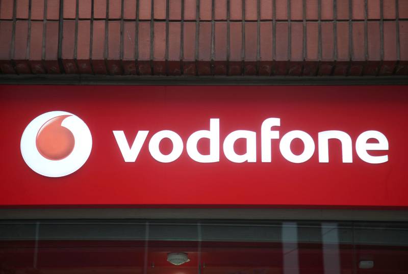 A Vodafone in London. Abu Dhabi e& now controls an aggregate 3.79 billion shares in Vodafone. PA