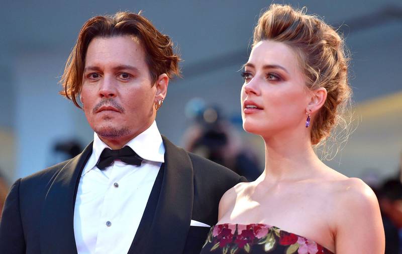Actors Johnny Depp and Amber Heard were married for about 16 months. EPA
