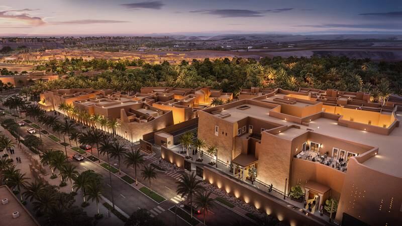 A Luxury Collection hotel will open in the Samhan district of Diriyah in 2022. Photo: Marriott International