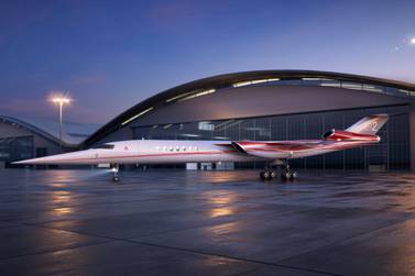 Aerion, developer of the AS2 supersonic business jet, will halt operations after failing to secure additional funding. Courtest Aerion. 
