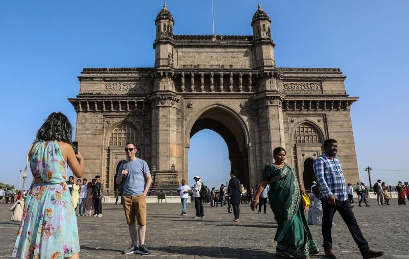 Mumbai's Gateway to India.  EPA 