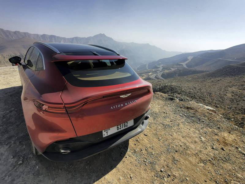 The Aston Martin DBX has extensive headroom in the front and loads of rear head, shoulder and knee room, plus 632 litres of luggage space.