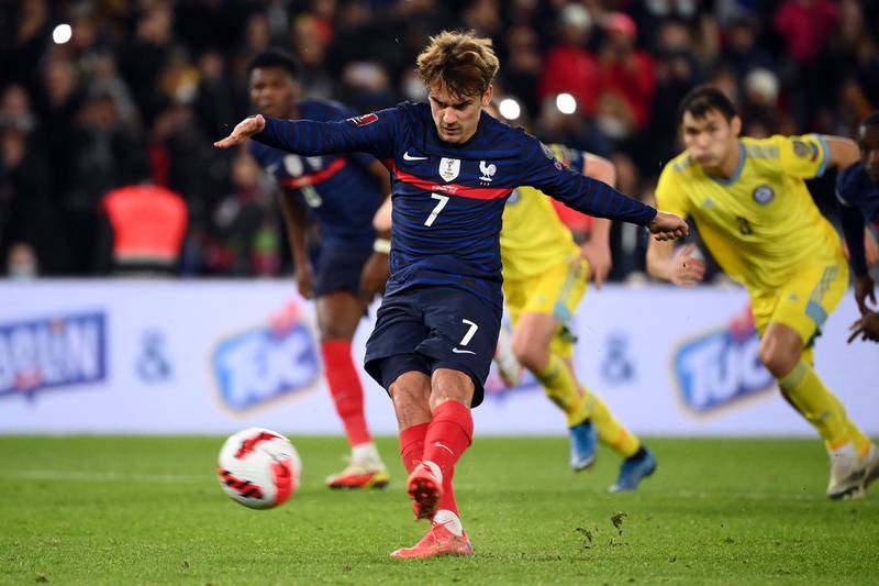 =6) Antoine Griezmann (France) Six goals in eight games, one assist. AFP