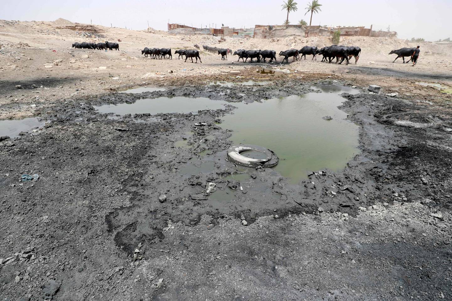 Iraq faces a number of other severe issues, including drought. AFP