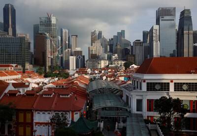 5. A view of the city skyline in Singapore, the world's fifth best city for expat life.  Reuters / Edgar Su