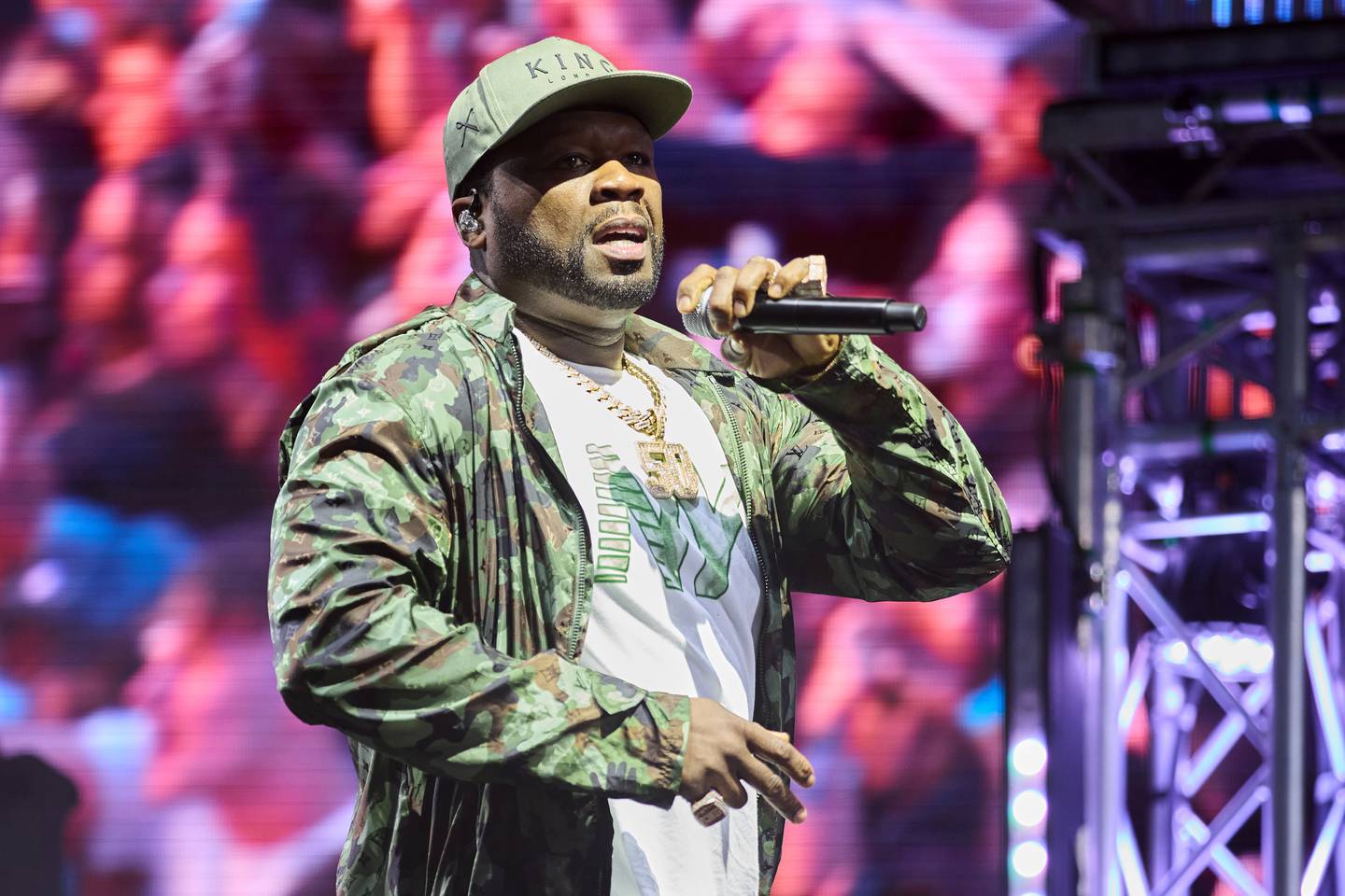 Les succès de 50 Cent perdurent plus de 20 ans plus tard.  Photo: Burak Cingi / Redferns
