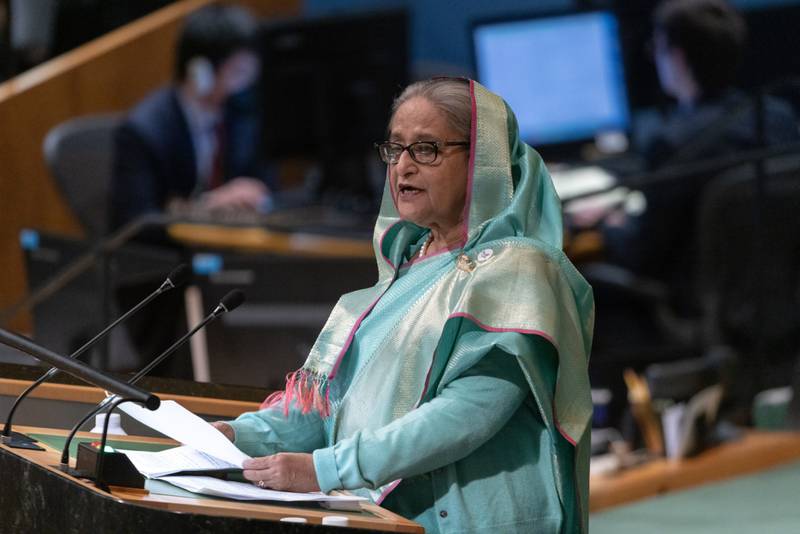 Bangladesh's Prime Minister Sheikh Hasina. Bloomberg