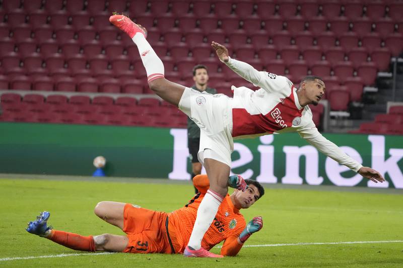 CF Sebastien Haller (Ajax) - Hard to believe Haller had never played in the Champions League before September. Harder still to recognise him as the centre-forward who so struggled for consistency at West Ham United. Ten goals and two assists are his fabulous yield from five and half games. AP