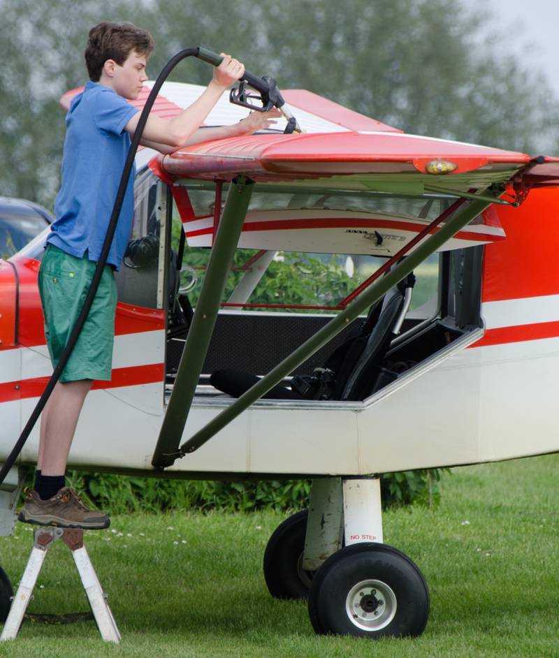 Mack received his pilot licence at 15, making him the youngest pilot in the world.