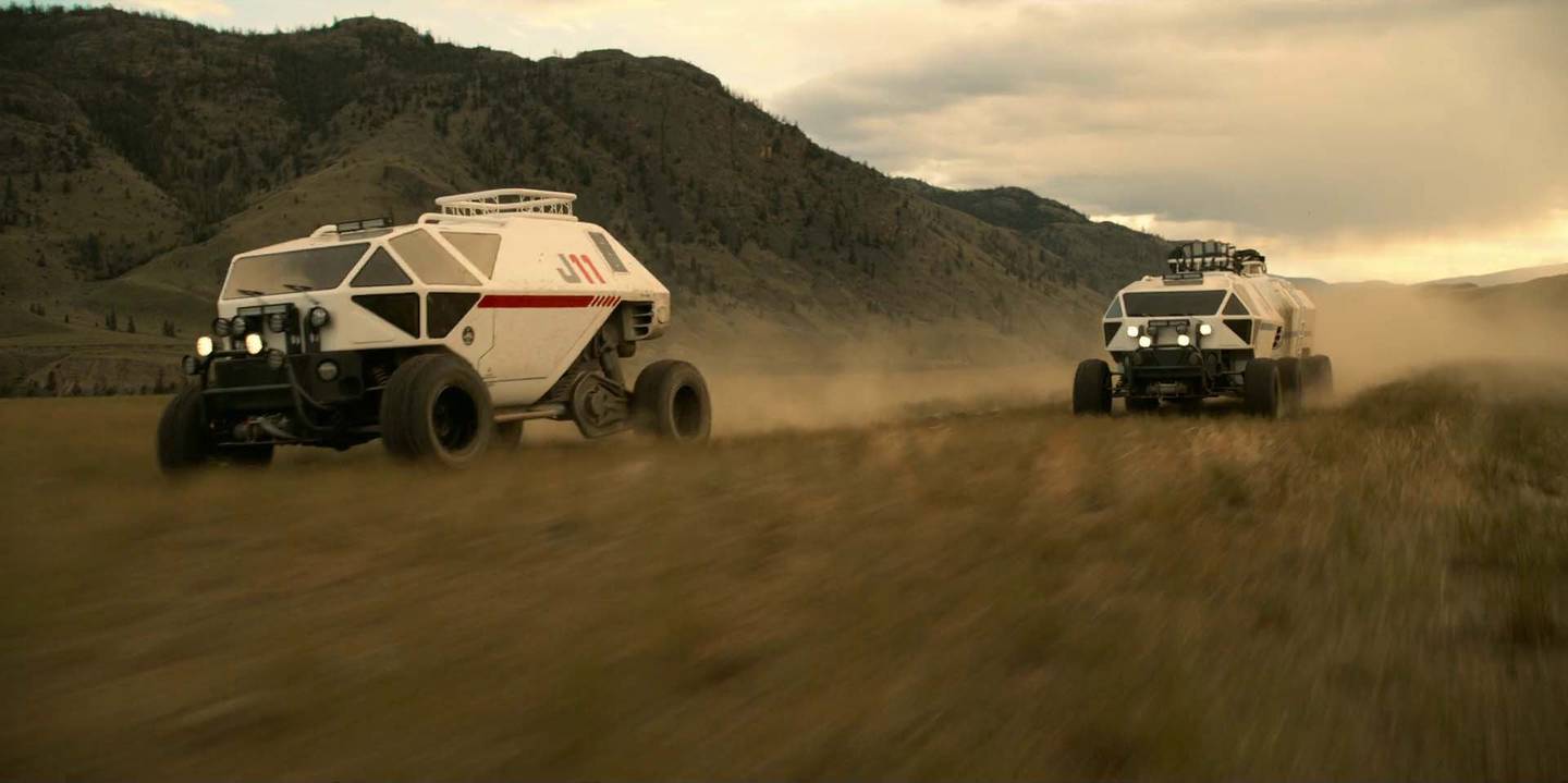 Колесниците „Изгубени в космоса“ са верижни превозни средства-амфибии за всякакъв терен
