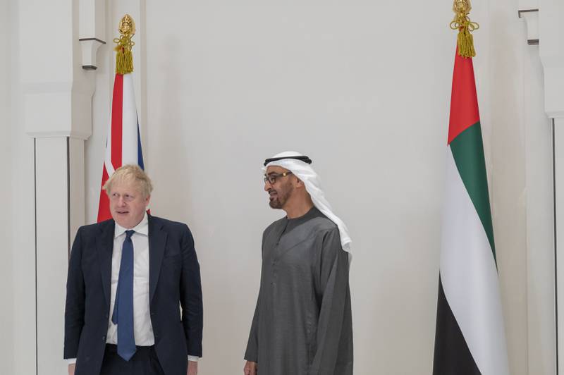Sheikh Mohamed bin Zayed and Boris Johnson held key talks focused on the Ukraine crisis and energy market stability.