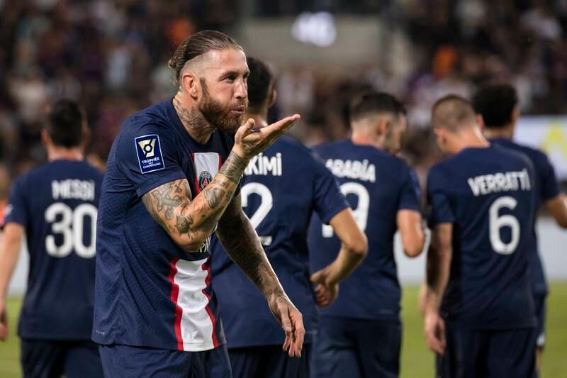 Sergio Ramos remains without a club since leaving Paris Saint-Germain. Getty