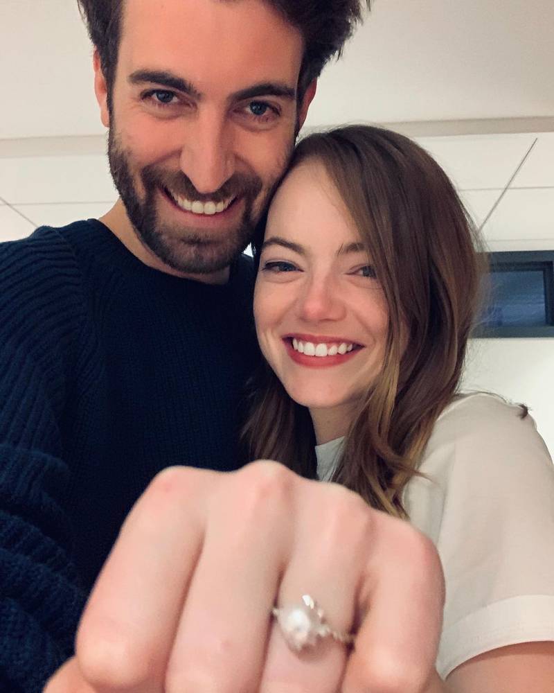 Actress Emma Stone and her comedy writer and director husband Dave McCary have welcomed a baby girl. Instagram / Dave McCary