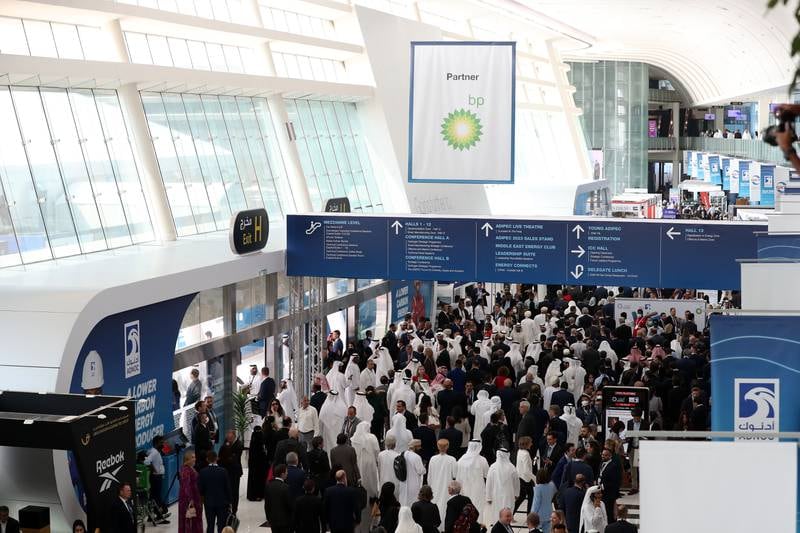 The Abu Dhabi International Petroleum Exhibition and Conference will run from October 31 to November 3. Chris Whiteoak / The National