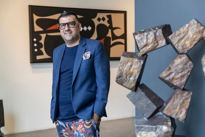 'What we try to do and what the artists try to do is bring out more happiness through the stones and through this art form,' says Demitris Petrides, Curator of the Shona Collection exhibition

