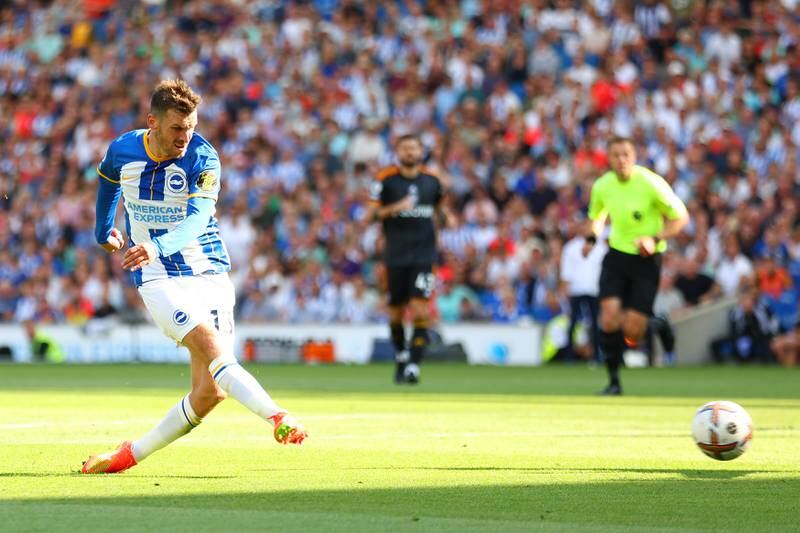 Brighton v  Fulham (10.30pm): It has been a fine start to the new season for Brighton; fourth in table, ten points from a possible 12, having conceded just a single goal. They face a Fulham side who fell to a narrow defeat against early season pace-setters Arsenal on Saturday but look better equipped for survival than in their last top-flight appearance. Prediction: Brighton 1 Fulham 1. Getty