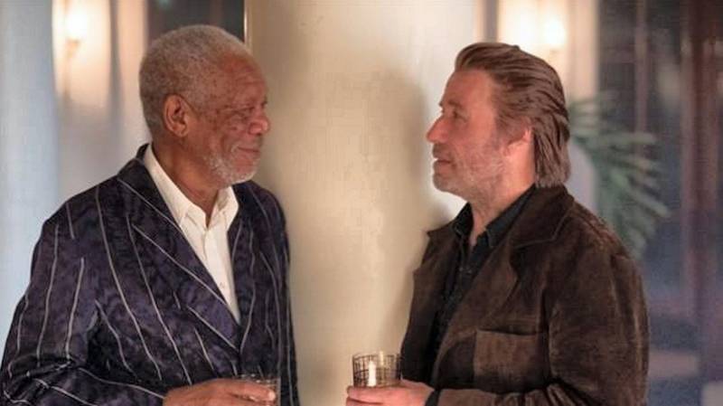 Morgan Freeman and John Travolta in ‘The Poison Rose’