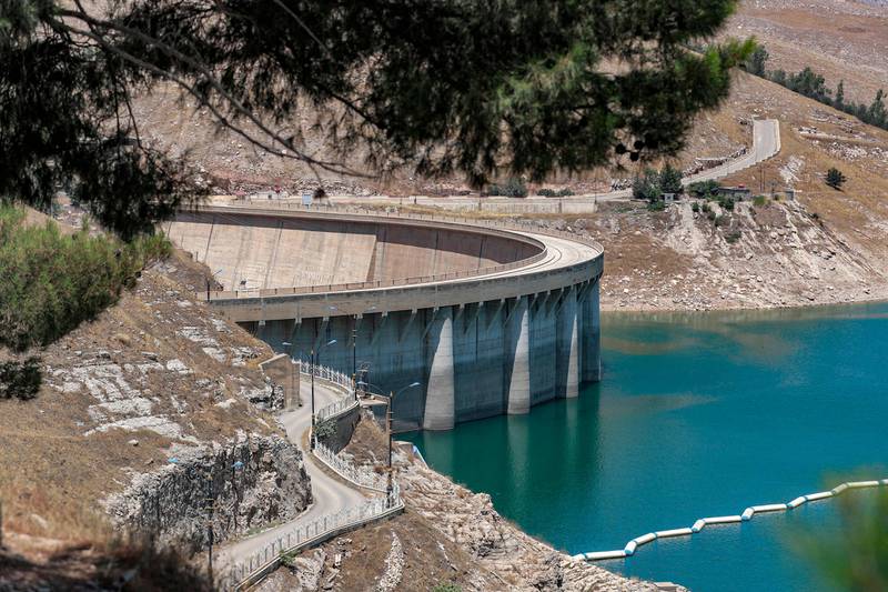 The Dukan dam in Iraq has also been badly affected by the reduced river flow, says its director Kochar Jamal Tawfeeq. "Now we have only 41 per cent, below half of the capacity" of the dam, he says.