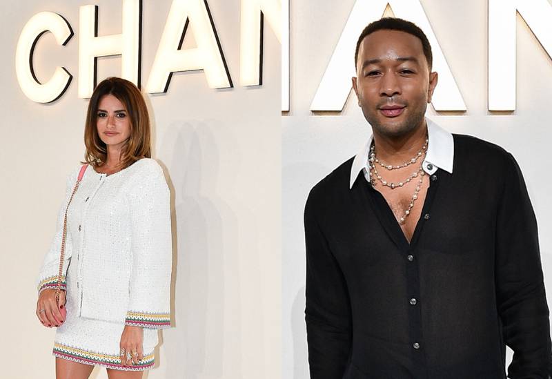Penelope Cruz and John Legend were in town for the Chanel Cruise 2021/2022 show this week. Getty Images