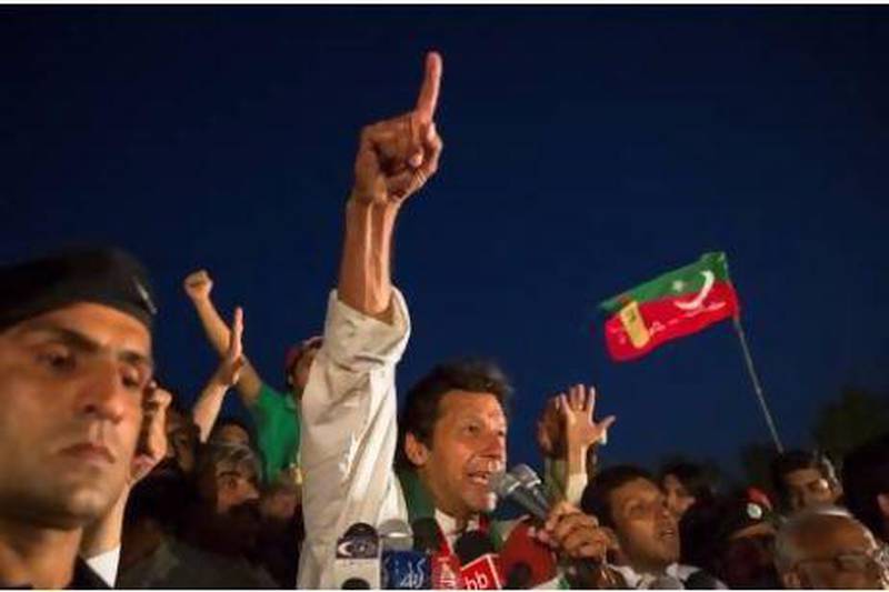 A reader says Imran Khan has inspired people like no other leader in Pakistan. Daniel Berehulak / Getty Images