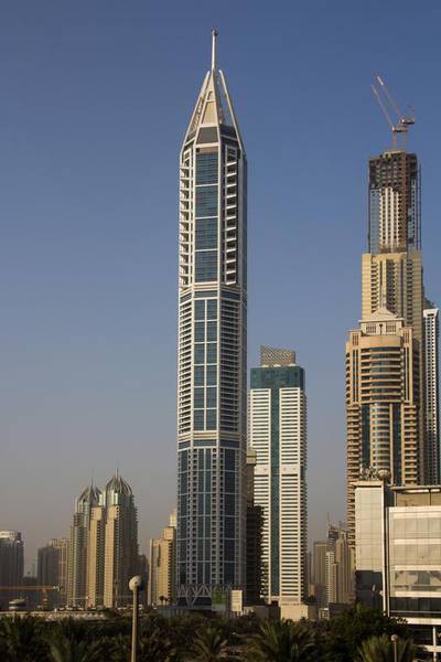 The 392-metre tall 23 Marina in Dubai. Alan Millin