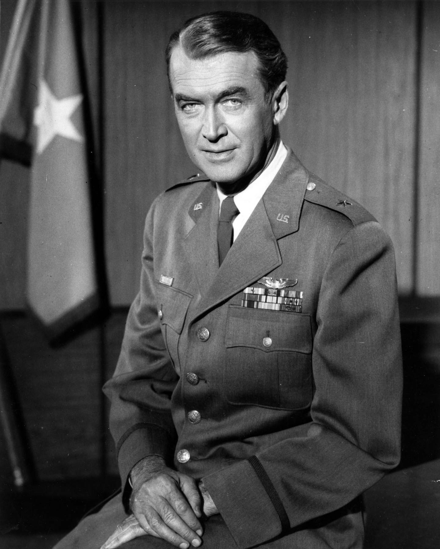 Oscar-winning actor James Stewart remains the highest-ranking actor in military history, achieving the rank of Brigadier General. Photo: US Air Force