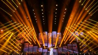 An image that illustrates this article Elissa and Hiba Tawaji perform at the Night of Hope concert in Beirut