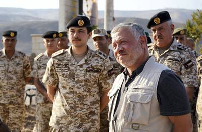  King Abdullah visits Baqoura photos from Royal Court                              