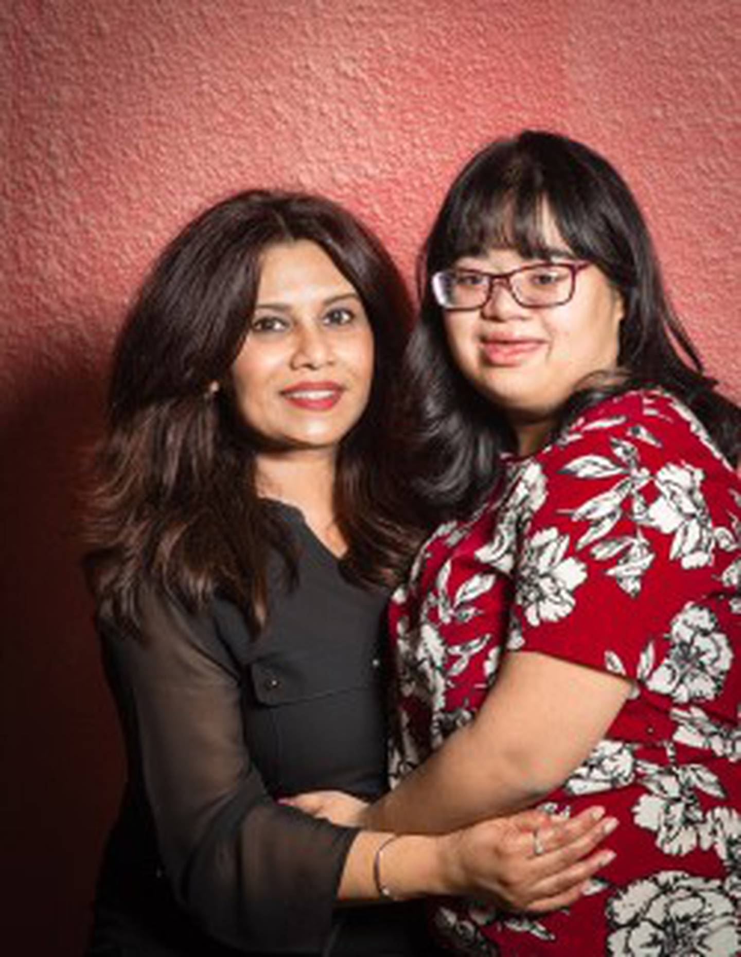 Rosy Ahmed, founder of Fame, with her daughter Hana. Photo: Fame