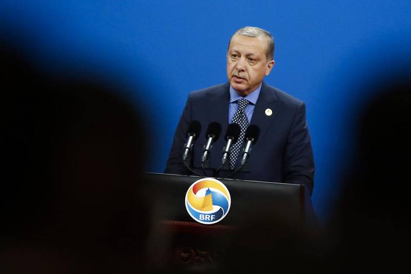 Turkish president Recep Tayyip Erdogan. Thomas Peter / AP Photo