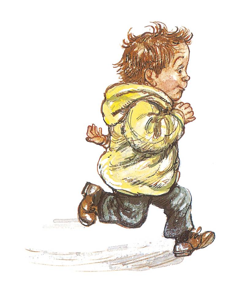 An illustration of Alfie by Shirley Hughes from 'Alfie Gets in First'. PA
