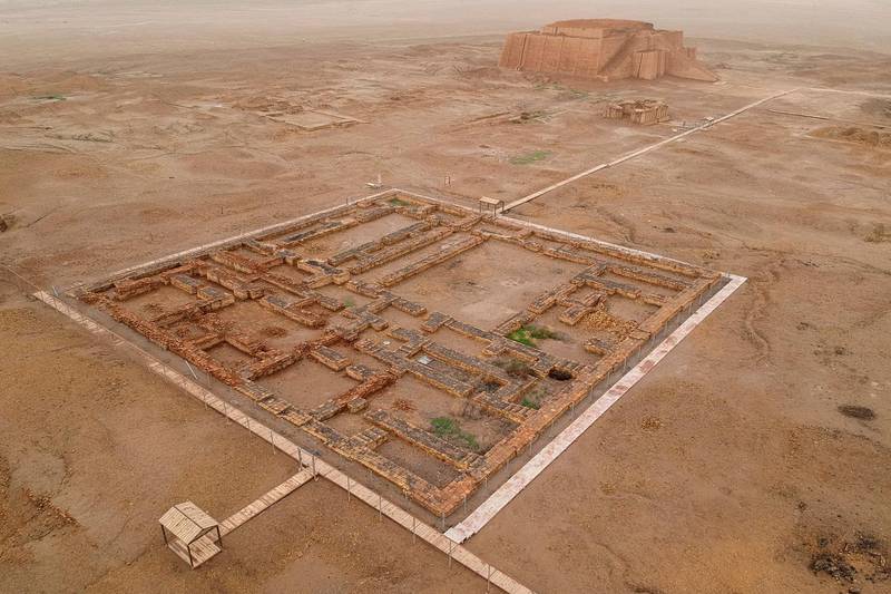 The ancient archaeological site of Ur, traditionally believed to be the birthplace of Abraham, before the planned visit of Pope Francis. Reuters