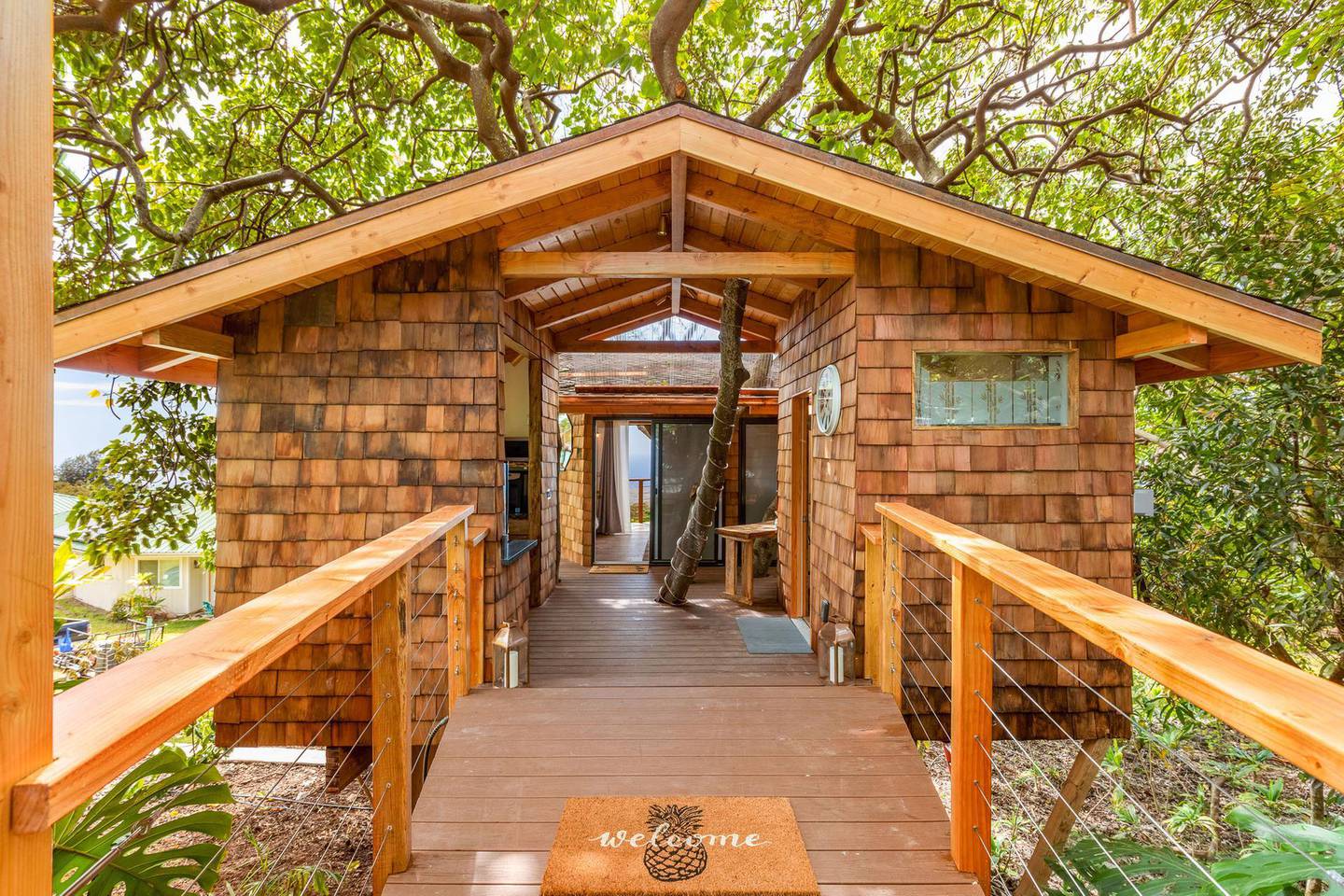 Kona’s 1st luxury treehouse on Hawaii's Big Island. Courtesy Airbnb 