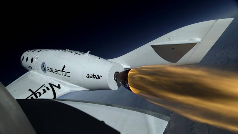 Abu Dhabi's aabar Investments owns 38.8 per cent of Virgin Galactic. Photo courtesy Virgin Galactic