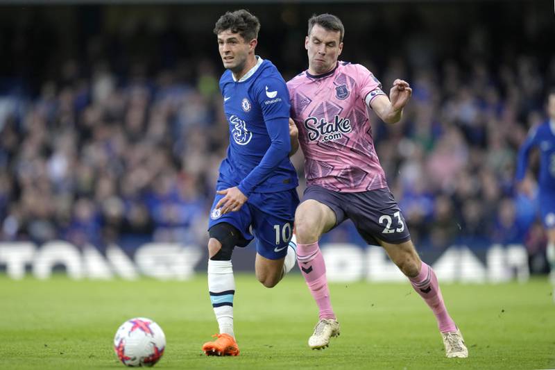 Seamus Coleman - 5. Got beaten by Chilwell several times in the first 20 minutes of the match. His struggles continued in the second half and he had to be replaced by the more energetic Mykolenko. AP